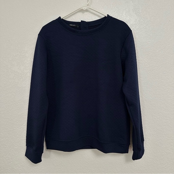 no brand Sweaters - Womens Classic Navy Crewneck Sweater
